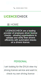 Mobile Screenshot of licencecheck.co.uk